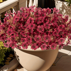 Bionic Flowers And Plants, Autumn Red, Orange, Yellow, Mixed Colors. (Option: Autumn Red)